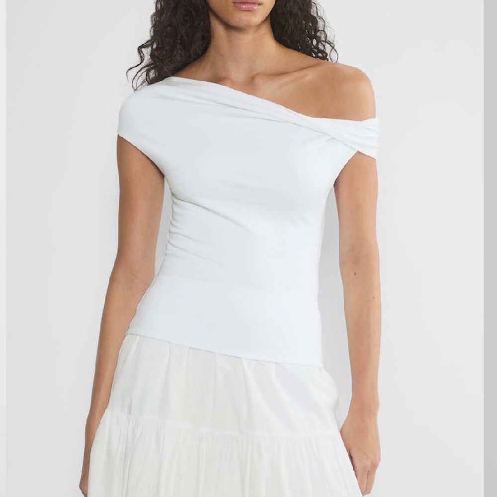 Elegant Off-Shoulder White Dress